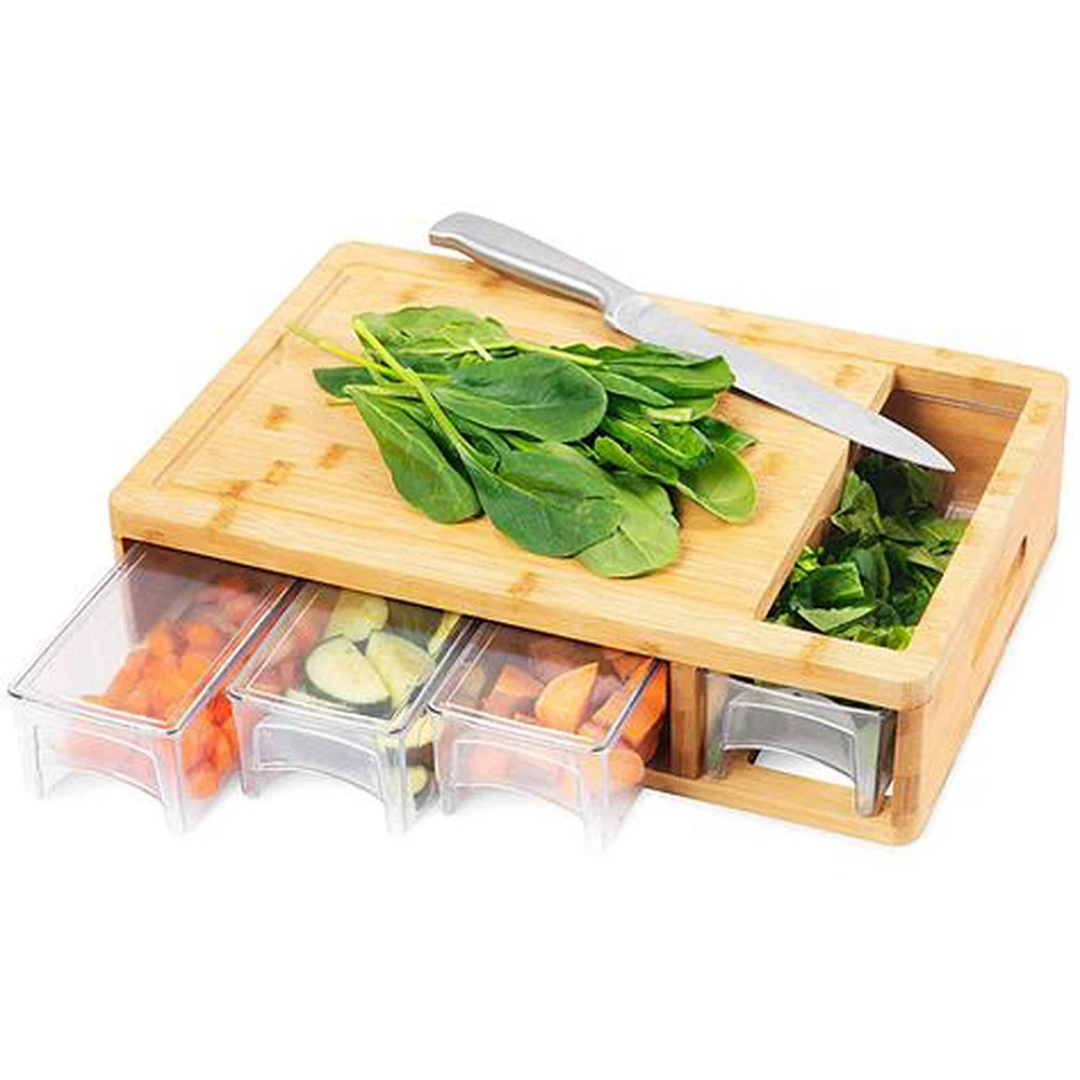 Multi-Functional Kitchen Preparation Station with Storage Drawers