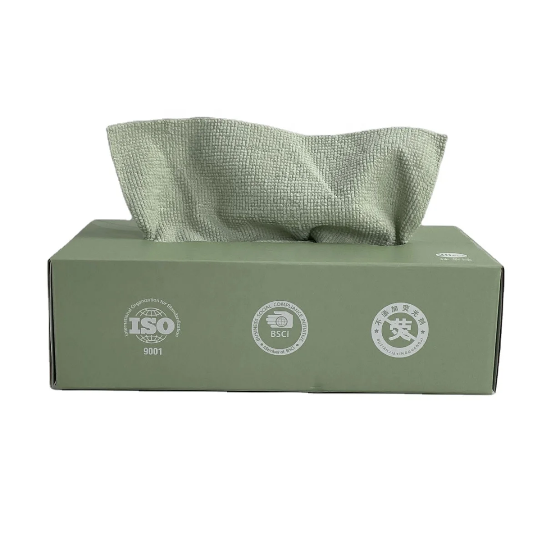Premium Box of Reusable Microfiber Soft Cleaning Wipes
