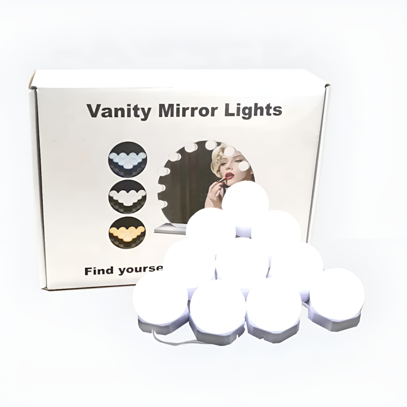 LED Vanity Mirror Light Kit with Adjustable Color Temperatures