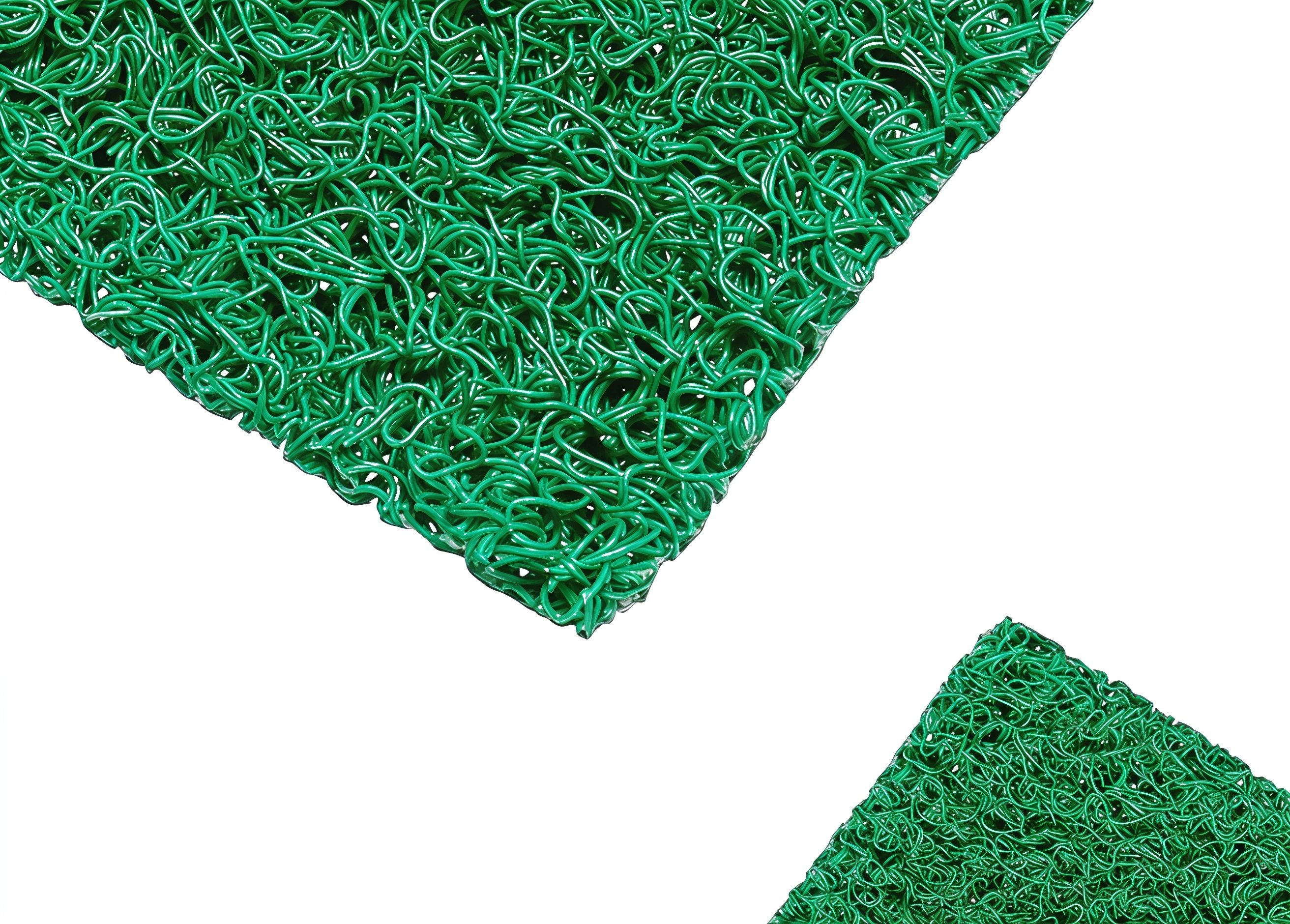Premium Green PVC Coil Mat Tapi Vert for Indoor and Outdoor Use