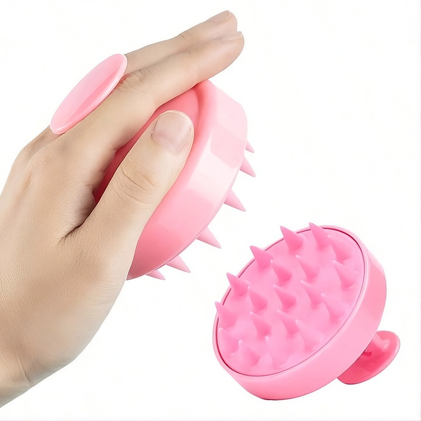 Soft Silicone Scalp Massager & Shampoo Brush