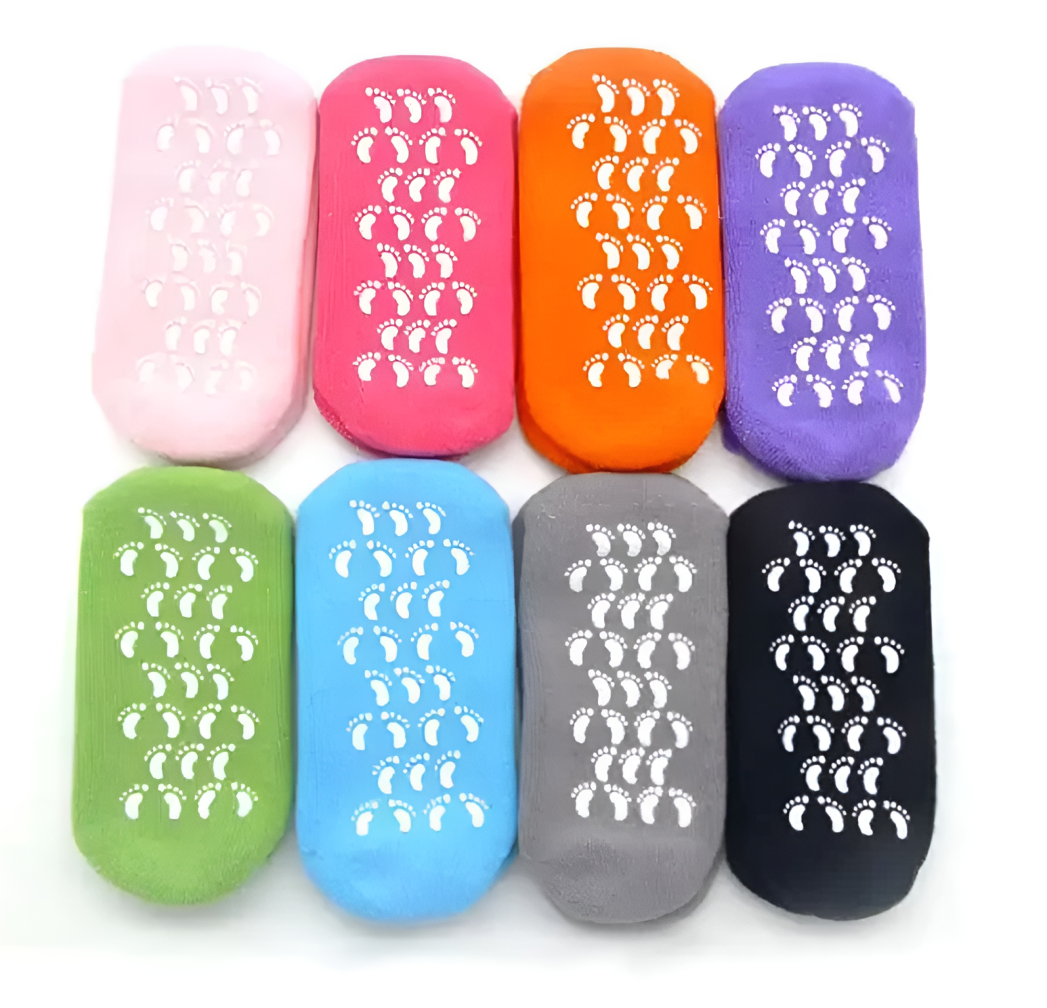 Spa Moisturizing Gel Socks with Non-Slip Sole and Essential Oil Lining