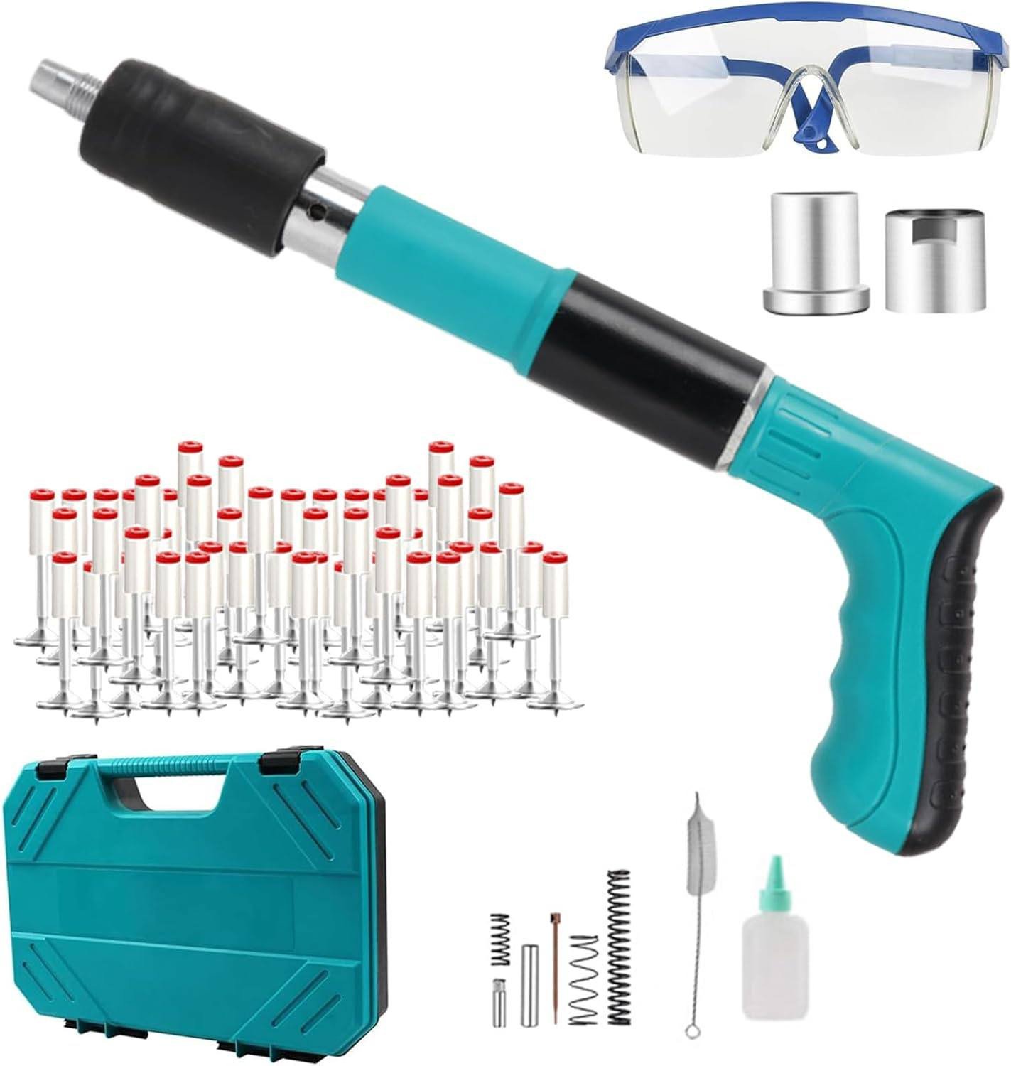 Portable Manual Steel Nail Gun Kit