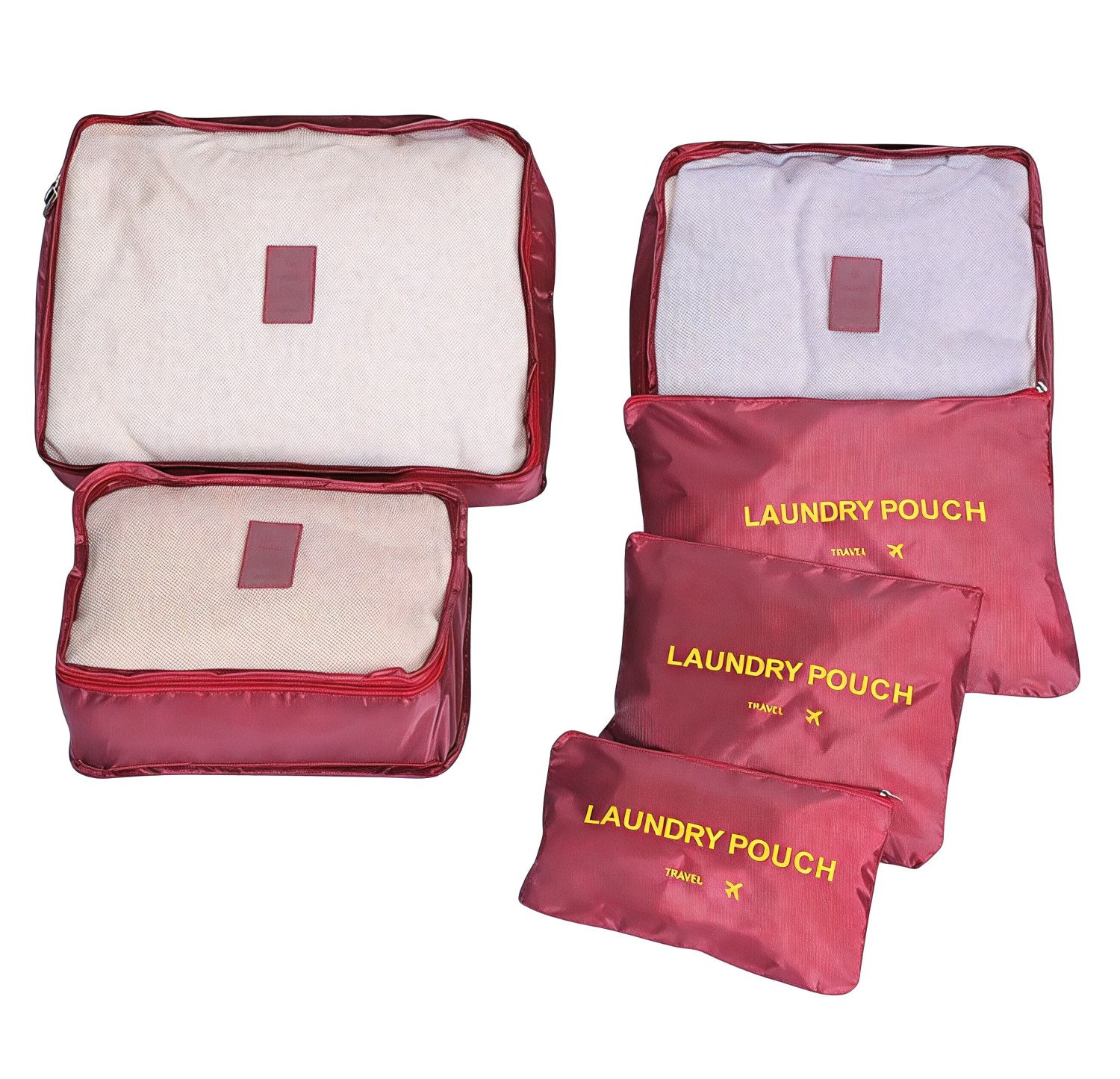 6-Piece Travel Luggage Packing Cubes Set