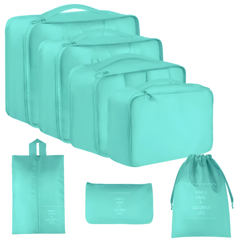 Multi-Piece Travel Packing Cubes Set