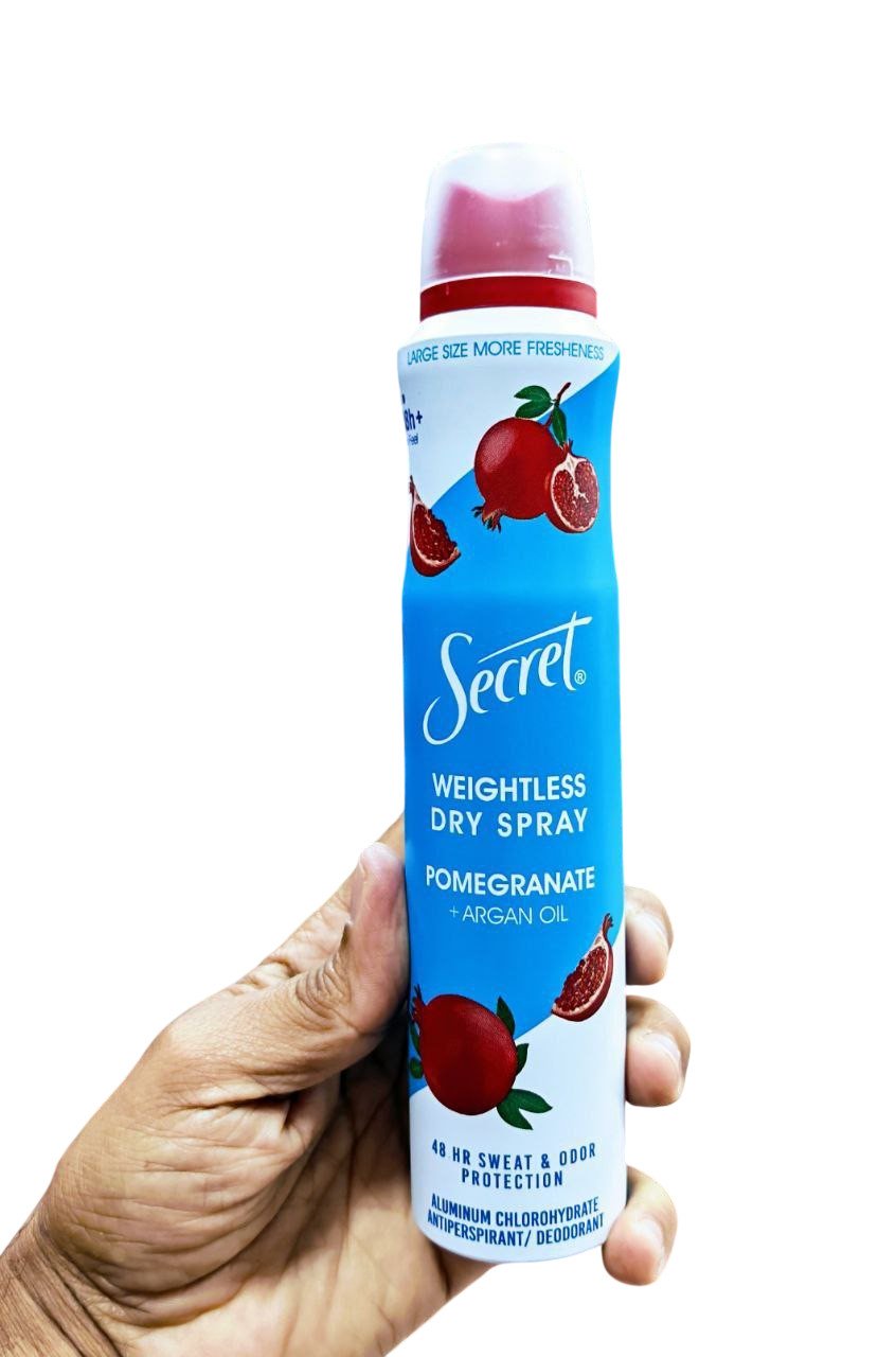 Weightless Dry Spray Antiperspirant with Argan Oil