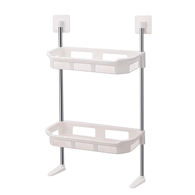 2-Tier Over-the-Toilet Space-Saving Storage Rack