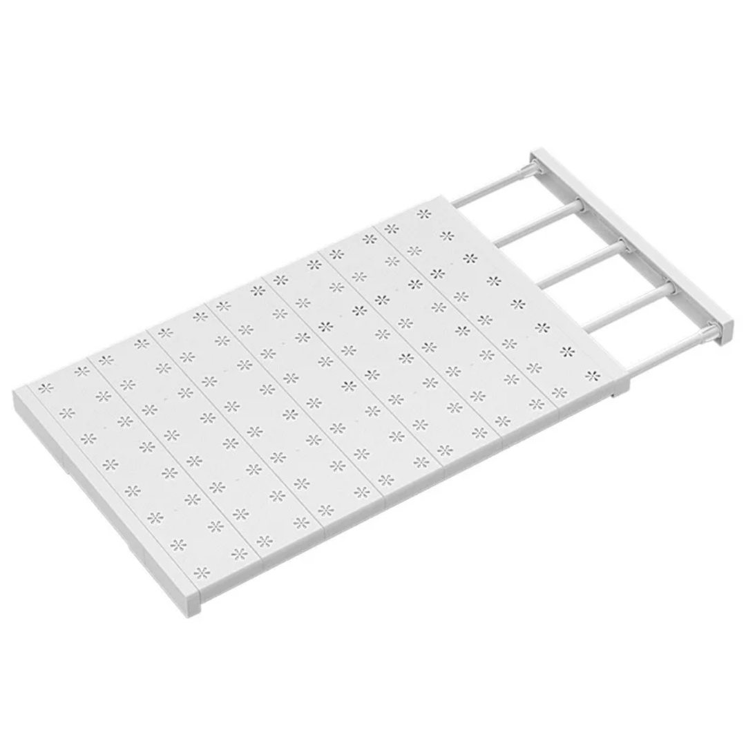 Adjustable Tension Shelf Storage Rack (73-125cm)