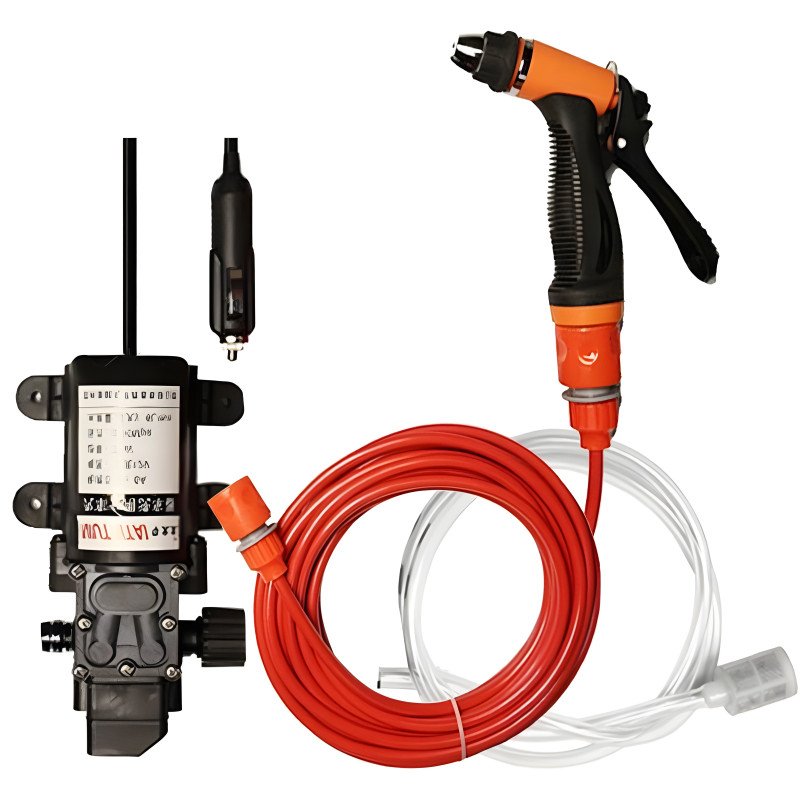 Portable High-Pressure Car Washer Pump Kit