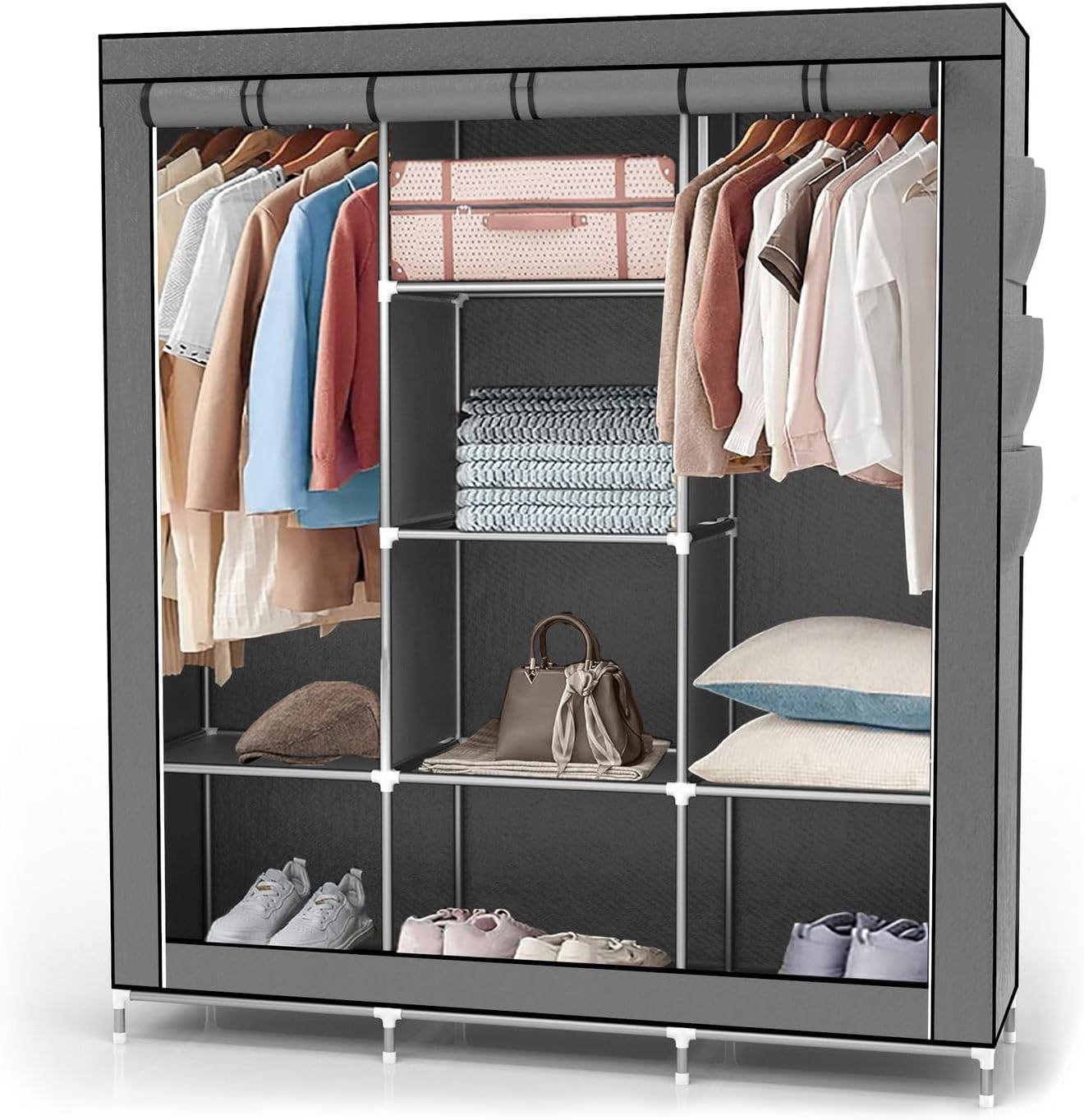 Portable Fabric Wardrobe & Clothes Storage Organizer