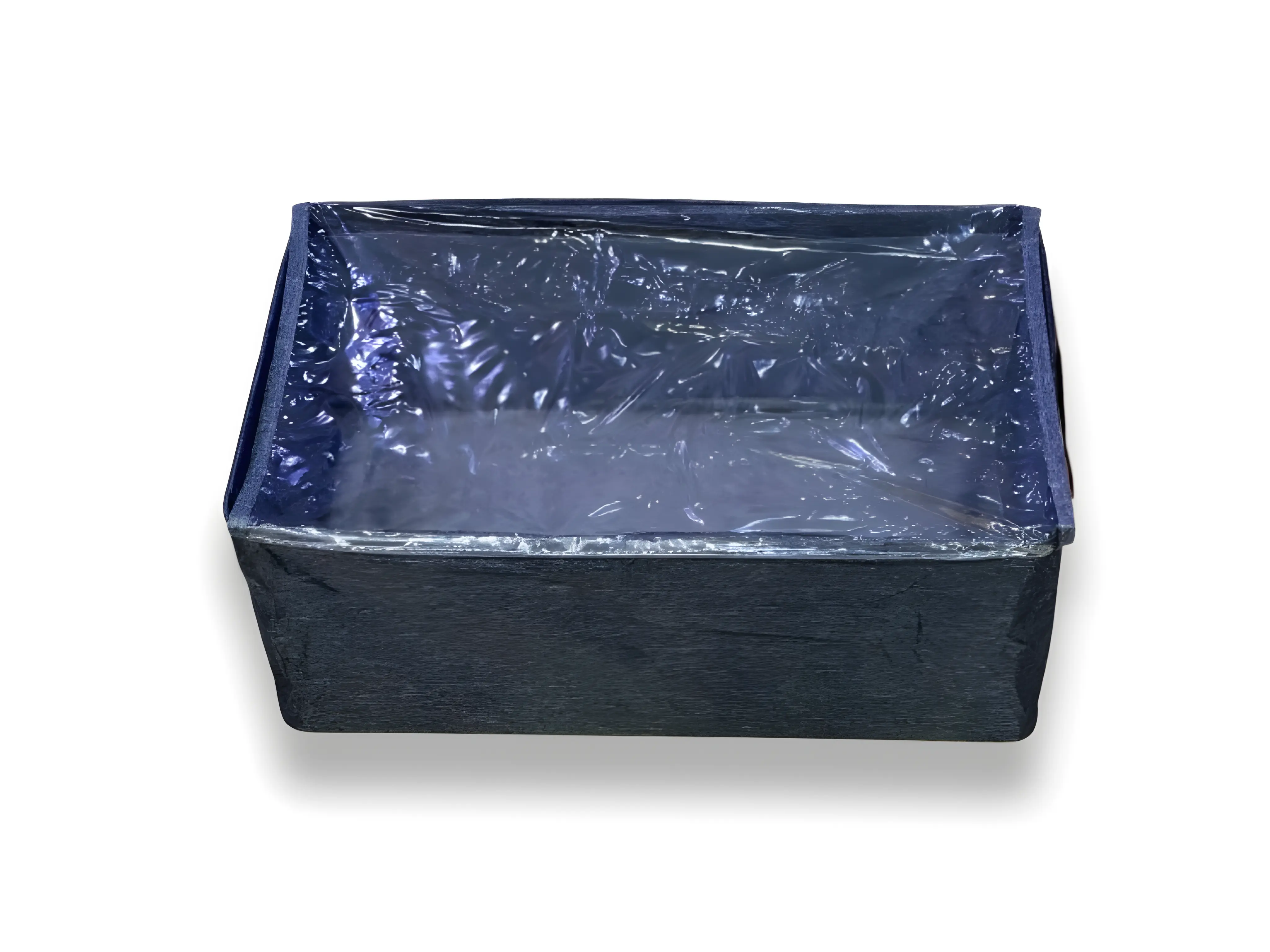 Foldable Fabric Storage Box with Clear Window and Handles