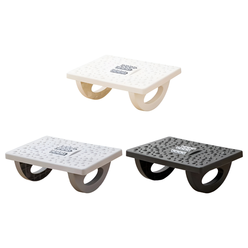 Ergonomic Under-Desk Footrest with Massage Rollers
