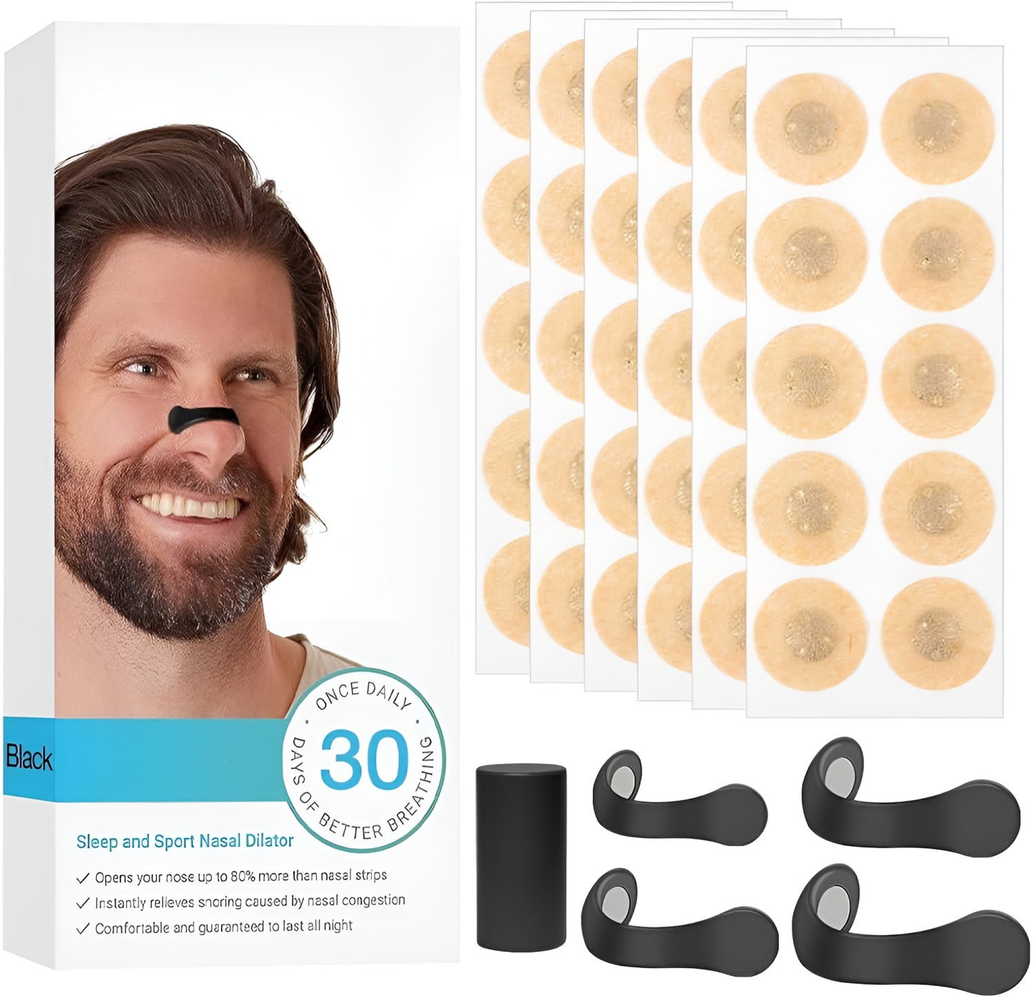 Professional Sleep and Sport Nasal Dilator - 30 Days Pack