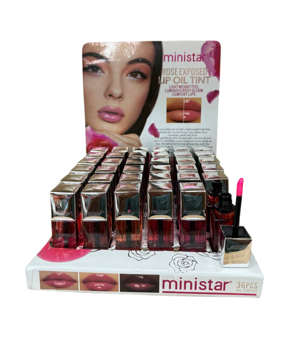 Ministar Rose Exposed Lip Oil Tint