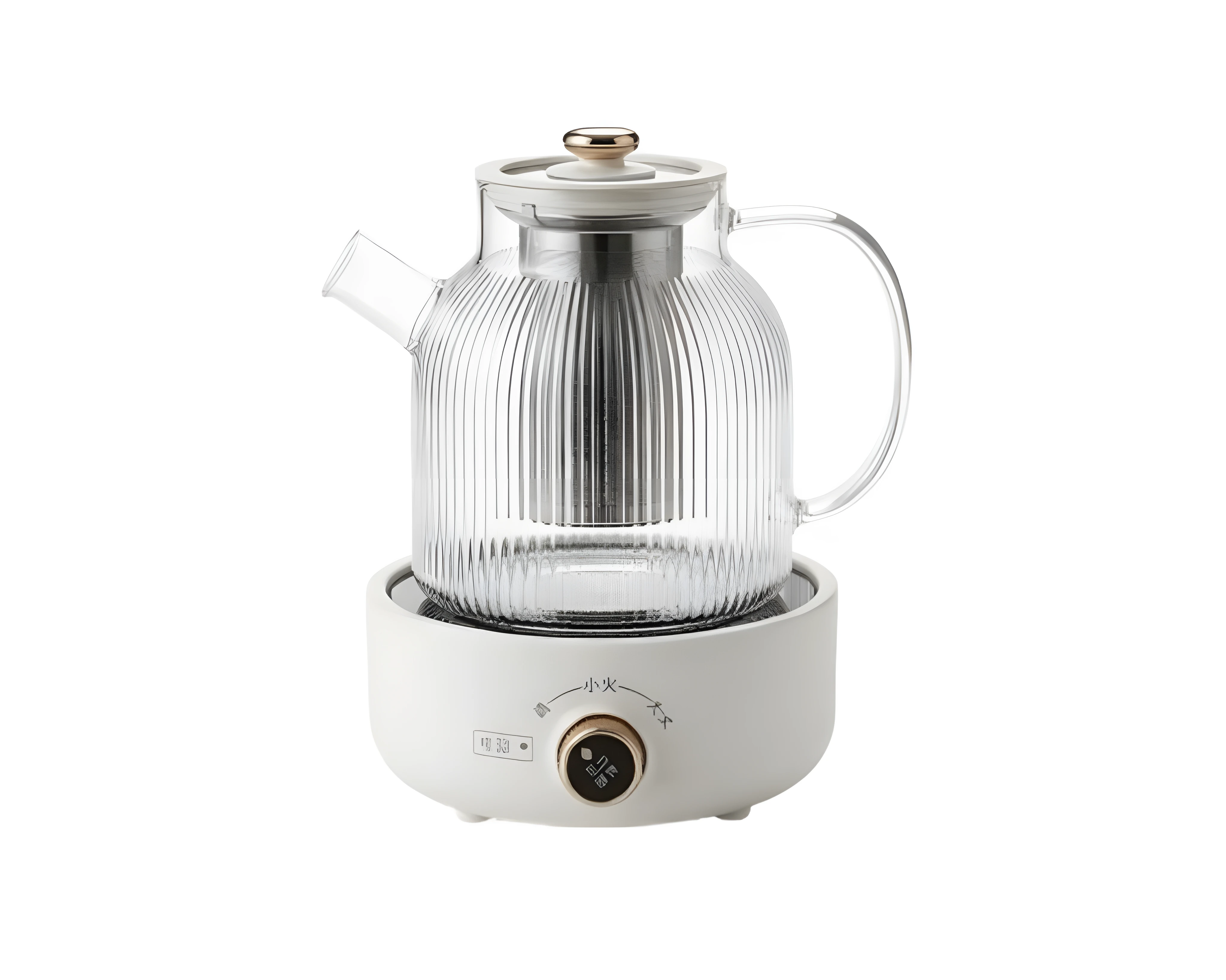 Multi-Functional Glass Health Tea Kettle with Control Base