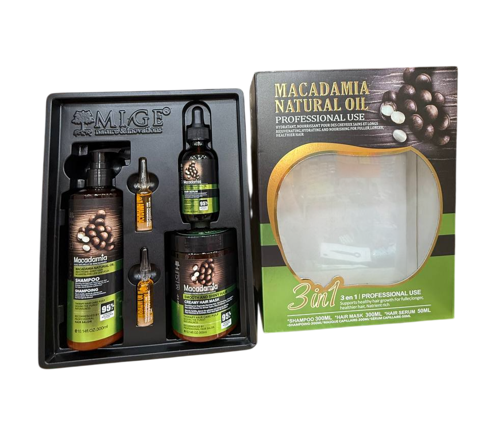 3-in-1 Professional Macadamia Natural Oil Hair Care Set