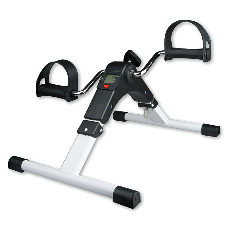 Mini Folding Exercise Bike with LCD Display for Arm and Leg Recovery