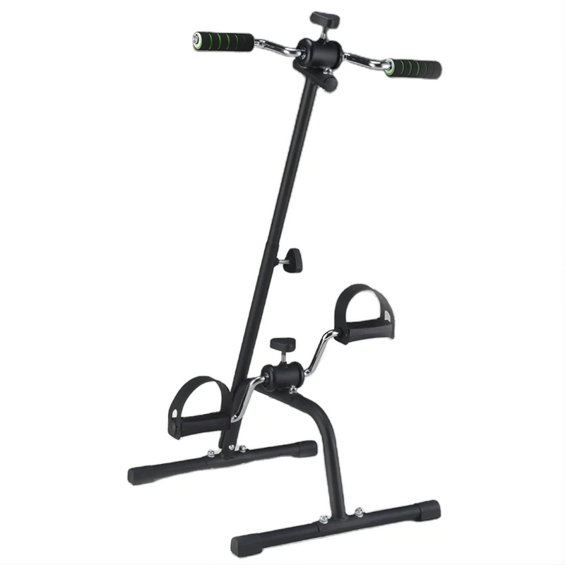 2-in-1 Dual Cycle Exerciser for Arms and Legs: Adjustable Resistance Home Fitness Station