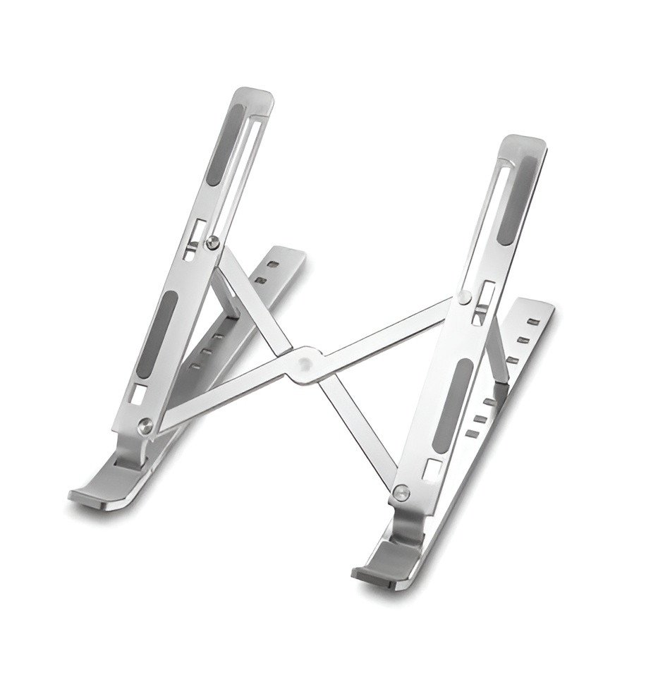 Adjustable Ergonomic Aluminum Laptop Stand - Portable & Foldable