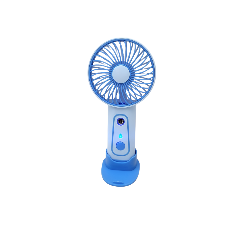 Portable USB Rechargeable Mini Misting Fan with Desktop Base