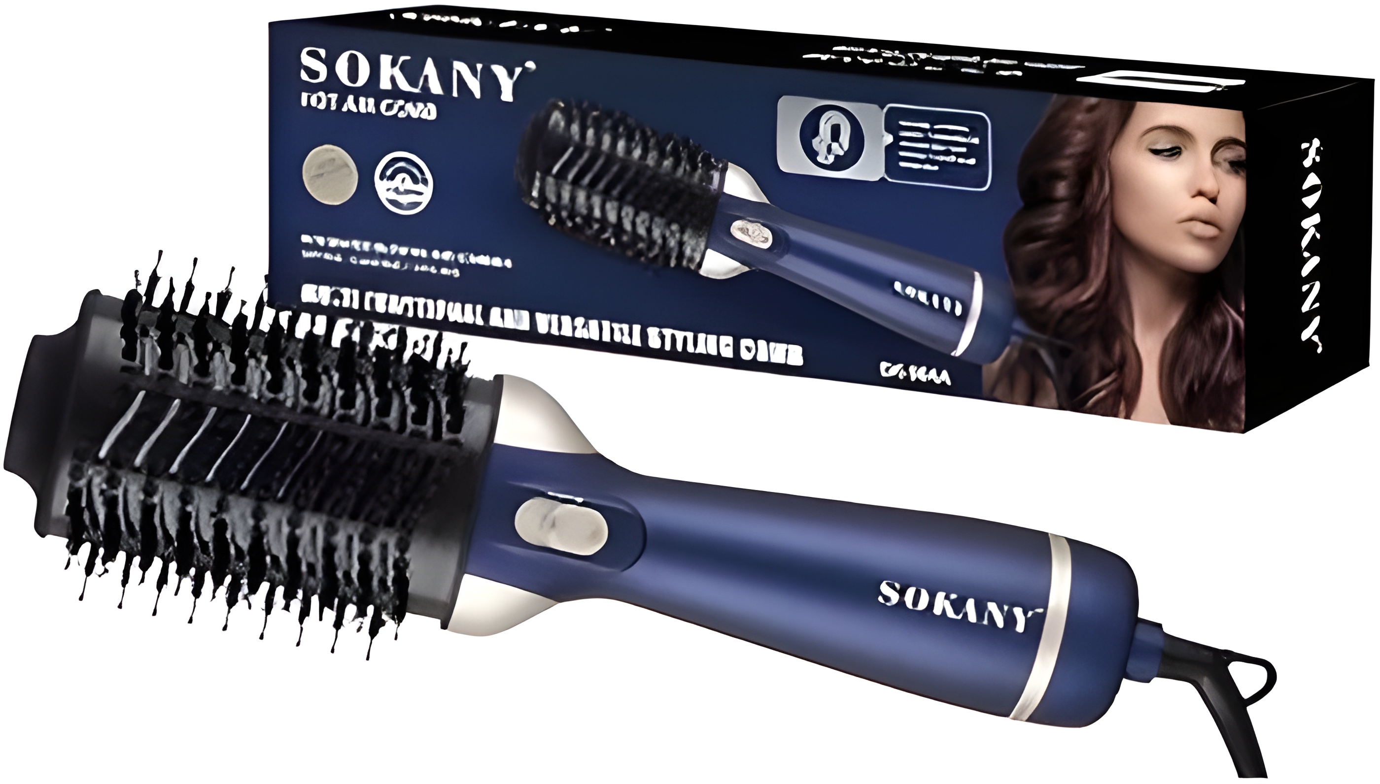 Professional 1200W 3-in-1 Hot Air Comb