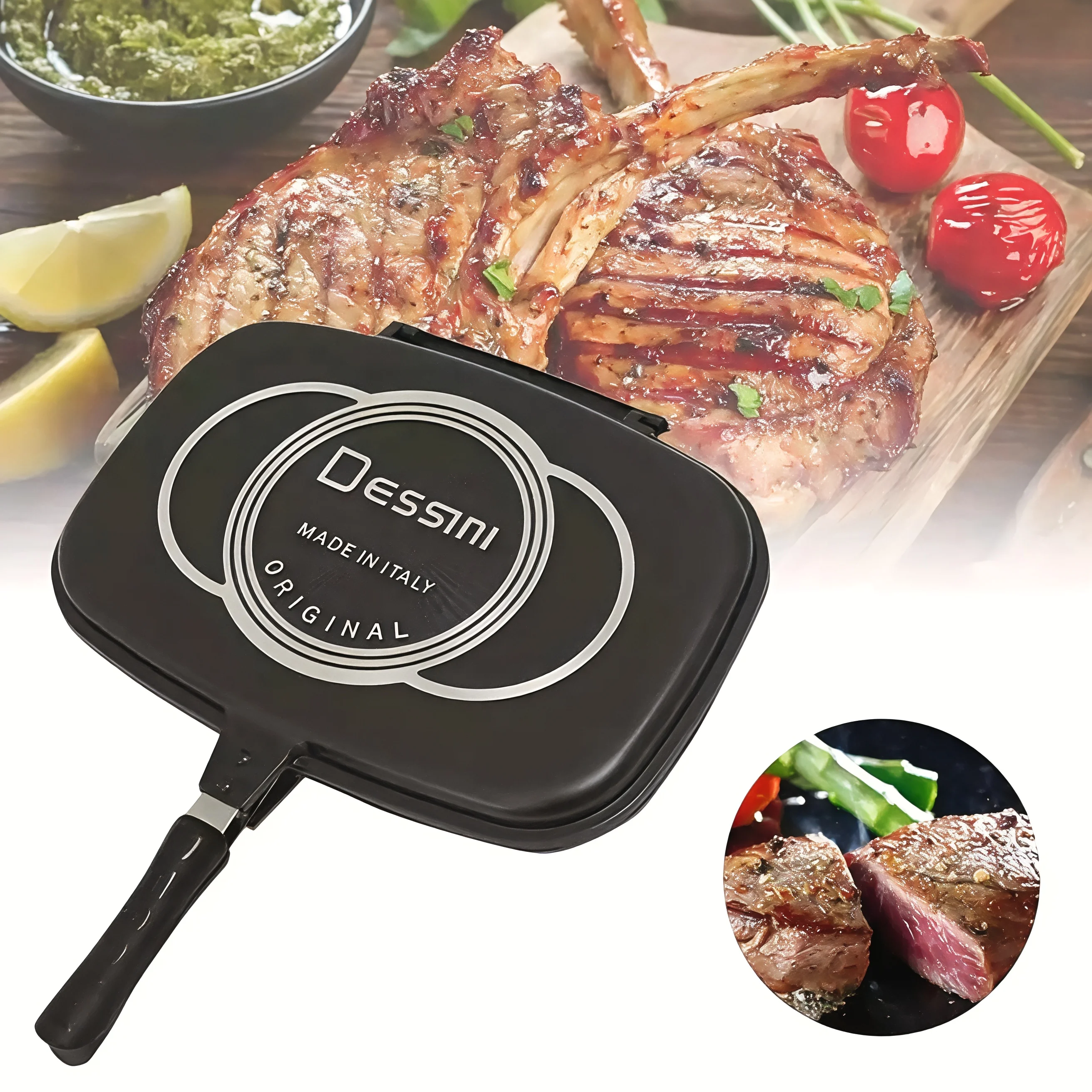 Double-Sided Grill Pan