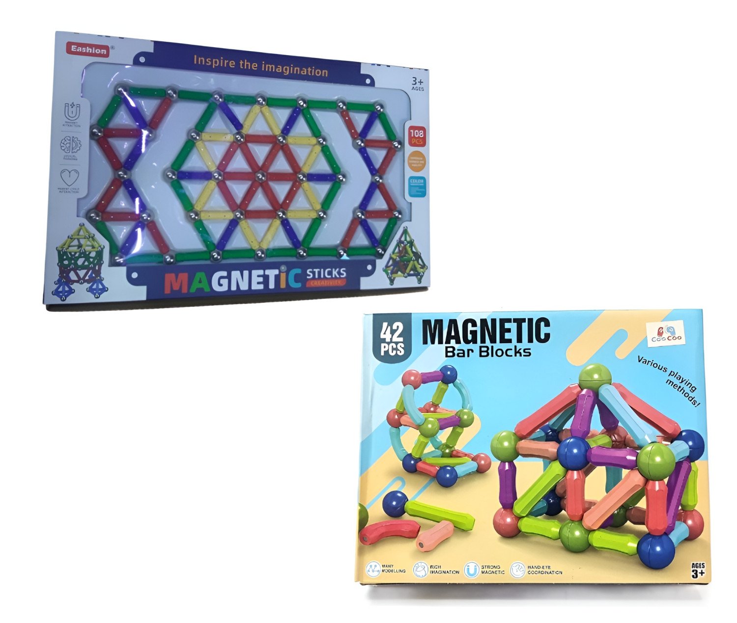 Creative 3D Magnetic Building Sticks & Balls Set