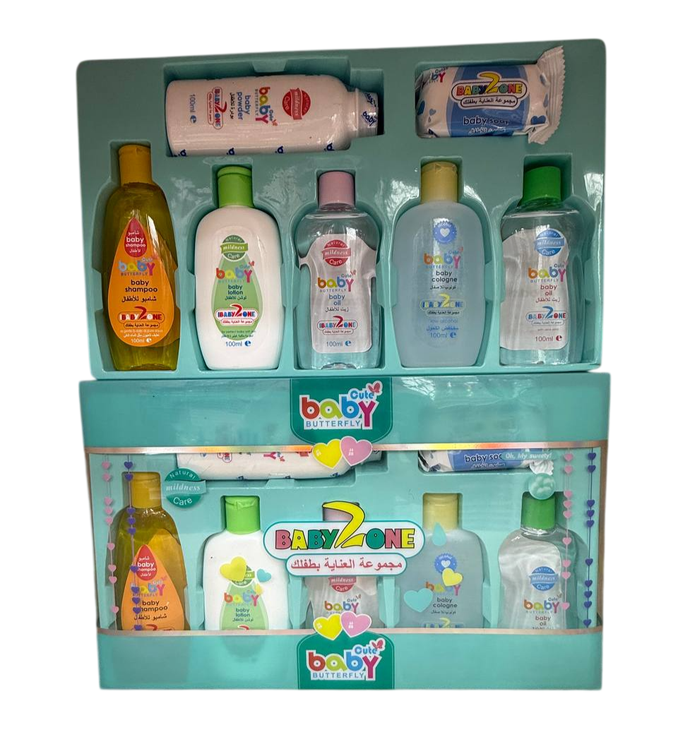 7-Piece Essential Baby Care & Grooming Gift Set