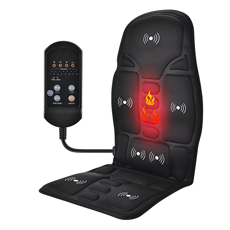 Portable Electric Heat & Vibration Massage Chair Cushion
