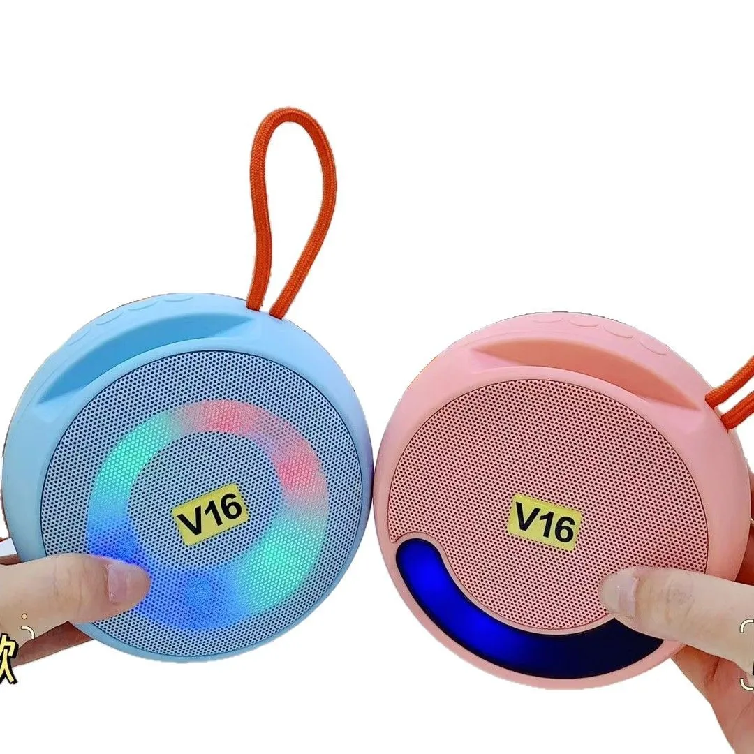 Portable Wireless Bluetooth Speaker with RGB LED Lighting