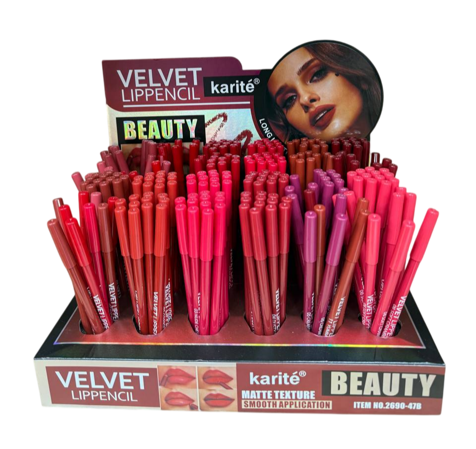 Karité Velvet Lip Pencil Set Matte Finish