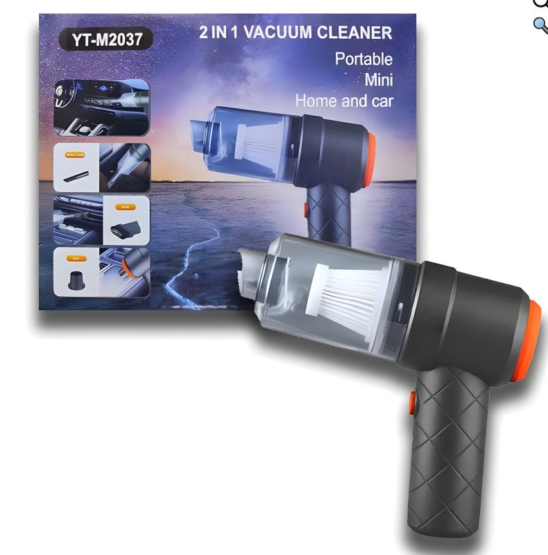 2-in-1 Cordless Portable Car Vacuum Cleaner & Blower