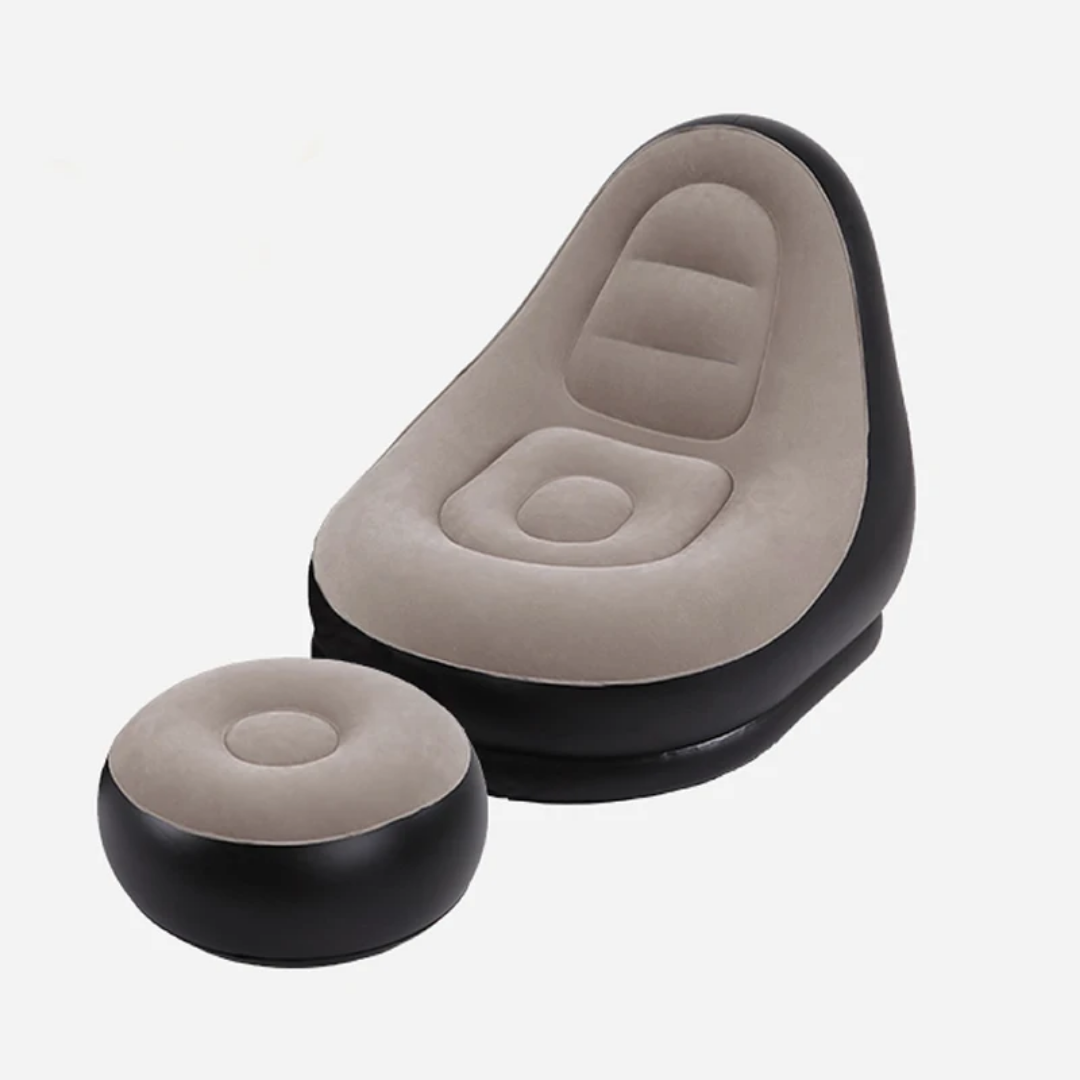Inflatable Ultra Lounge Sofa & Ottoman Set