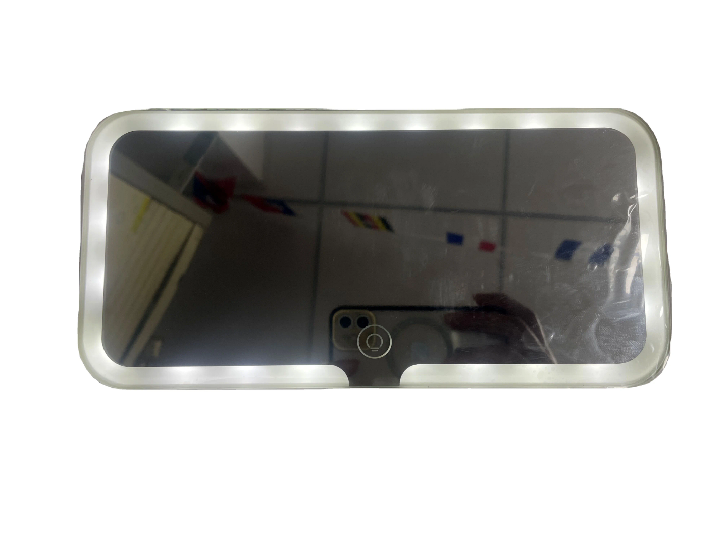 LED Car Sun Visor Vanity Mirror with Touch Control