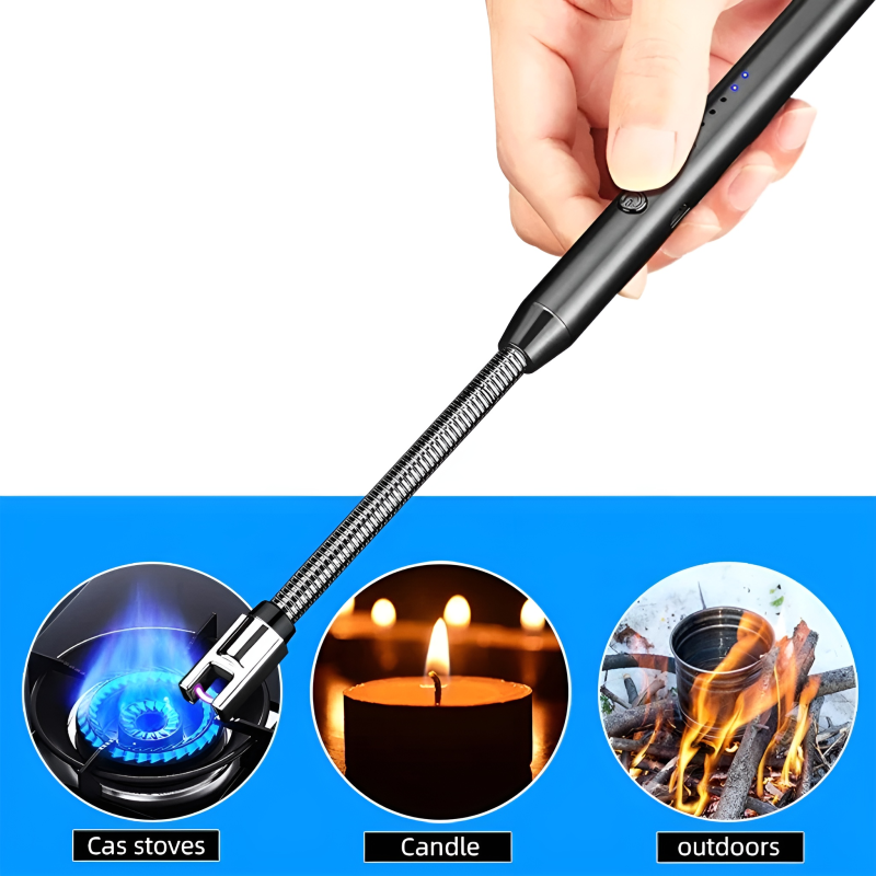 USB Rechargeable Electric Arc Lighter with 720° Flexible Neck