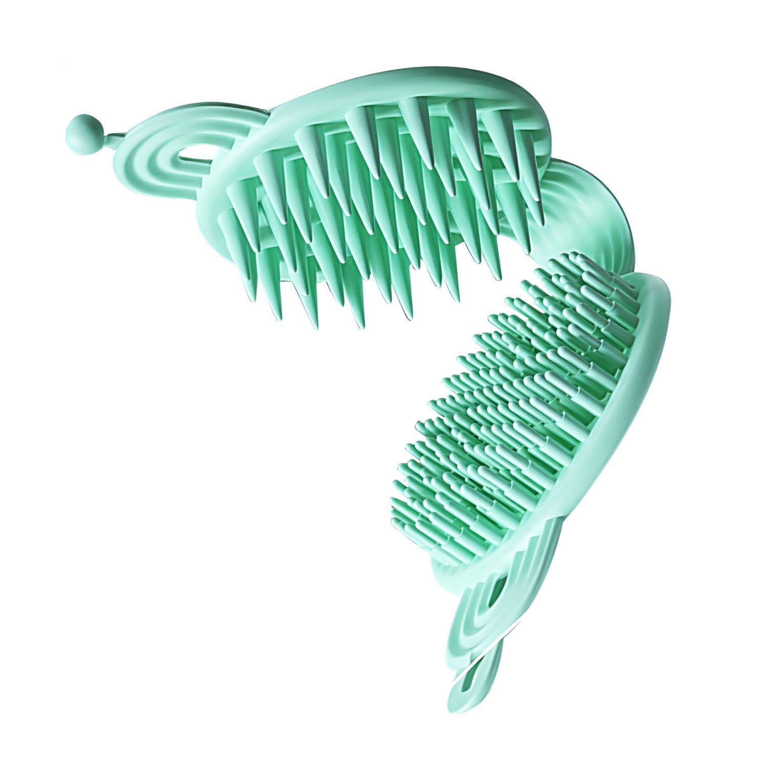 Flexible Silicone Scalp Massager & Hair Scrub Brush