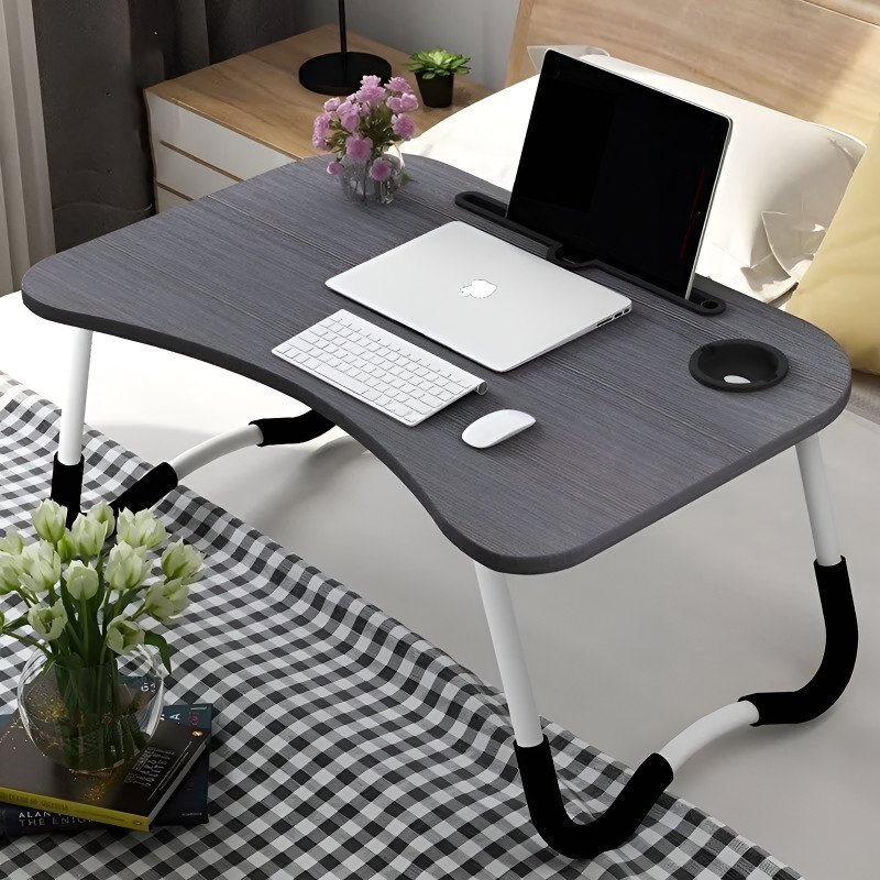 Multi-Functional Foldable Laptop Desk for Bed & Sofa