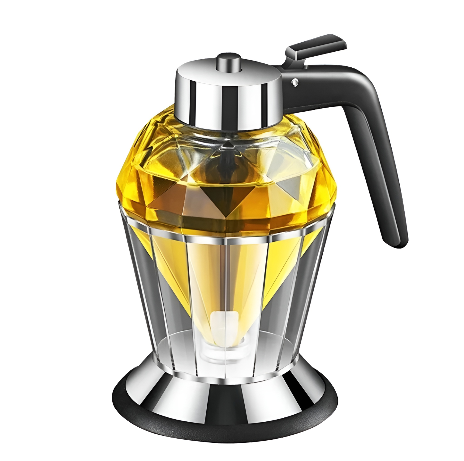 Diamond Glass Oil & Honey Dispenser